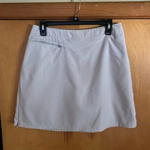 Patagonia skirt with shorts, tan